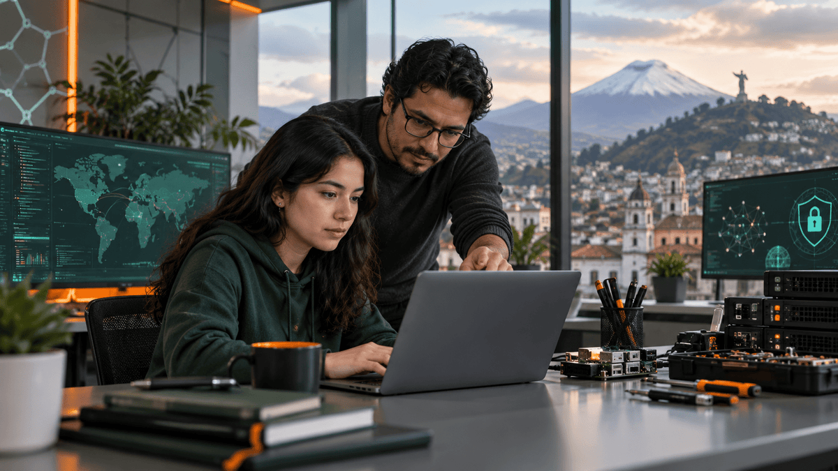 Ciberseguridad en Ecuador 2026: qué estudiar, roles y proyectos para empezar - G-Talent.Net
