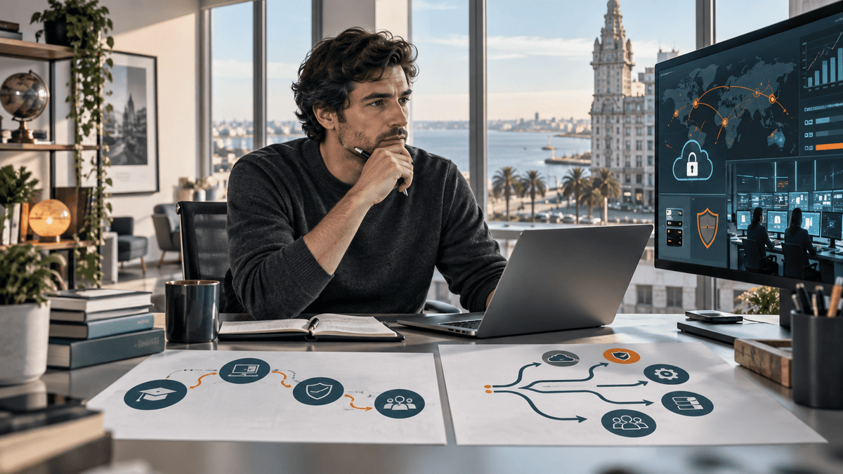 Cursos de ciberseguridad en Uruguay 2026: carreras, certificaciones y ruta para empezar - G-Talent.Net