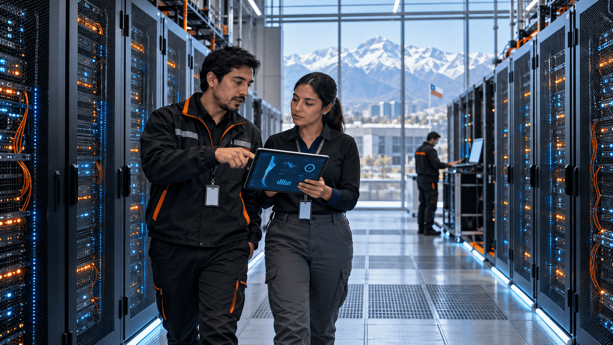 Trabajar en centros de datos en Chile 2026: perfiles, habilidades y ruta de formación - G-Talent.Net