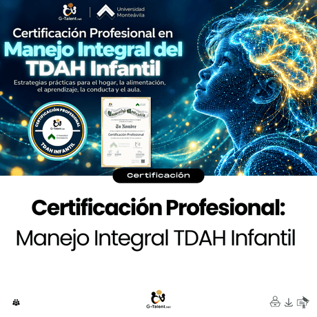 Certificación Profesional en Manejo Integral del TDAH Infantil - G-Talent.Net