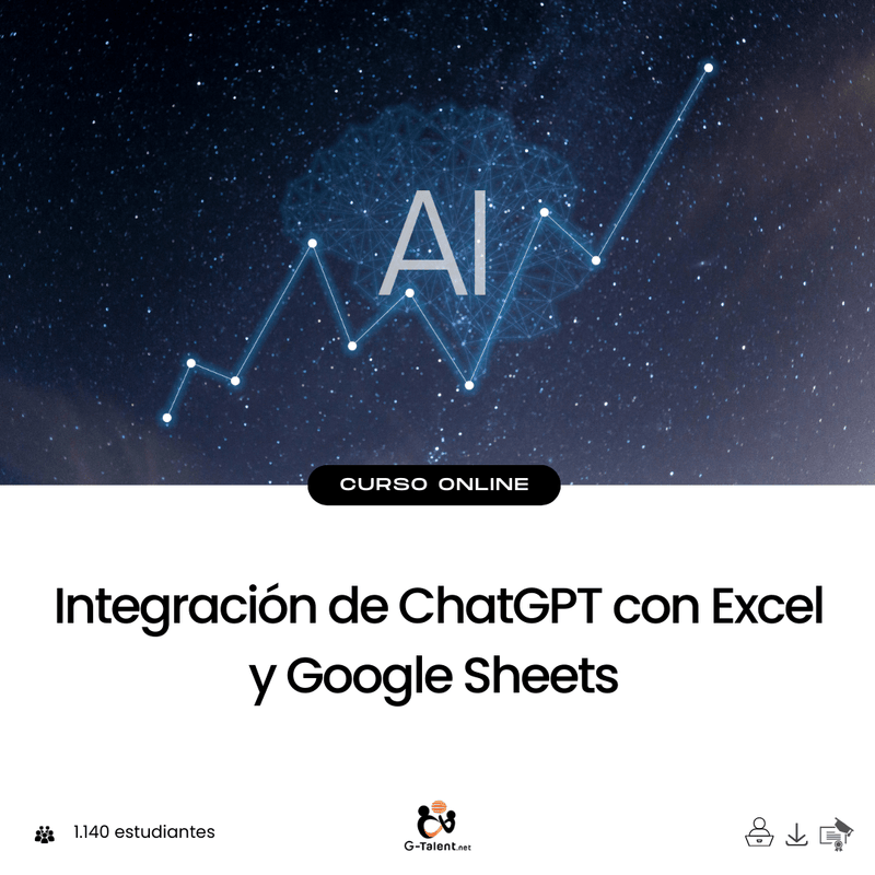 Integración de ChatGPT con Excel y Google Sheets - G - Talent.Net
